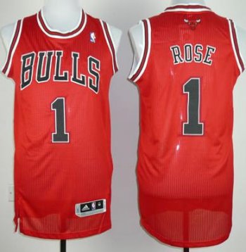 Revolution 30 Chicago Bulls 1 Derek Rose Red NBA Jerseys Cheap