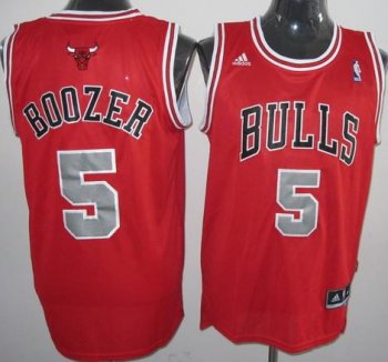 Revolution 30 Chicago Bulls 5 Boozer Red Swingman Jersey Cheap