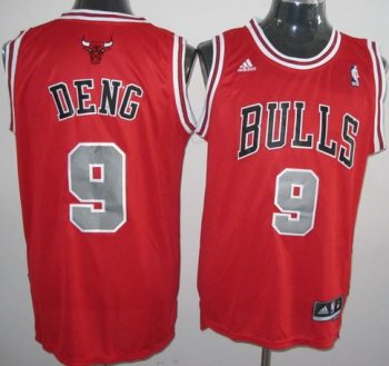 Revolution 30 Chicago Bulls 9 Deng Red Swingman Jersey Cheap