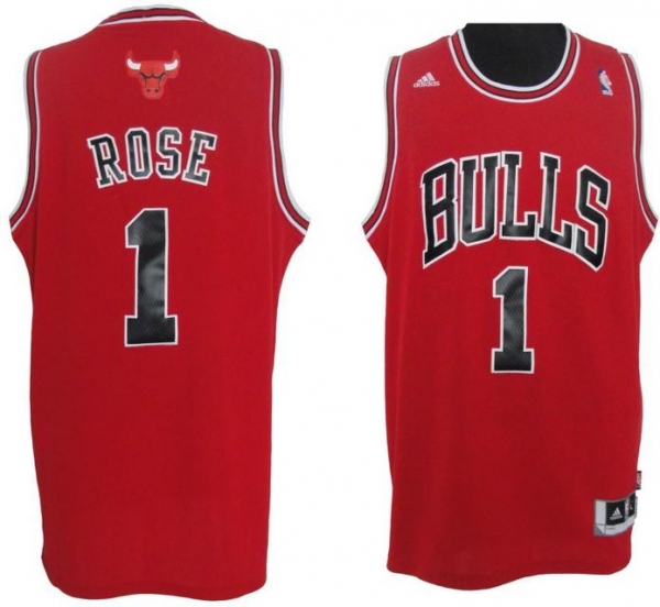 Revolution 30 Chicago Bulls 1 Derrick Rose Red Swingman Jersey Cheap