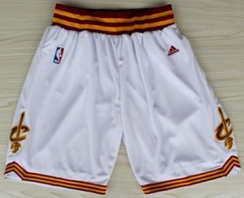 Cleveland Cavaliers White Revolution 30 Swingman NBA Shorts Cheap