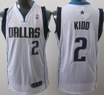 Revolution 30 Dallas Mavericks 2 Jason Kidd White Jersey Cheap