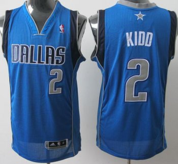 Revolution 30 Dallas Mavericks 2 Jason Kidd Light Blue Jersey Cheap