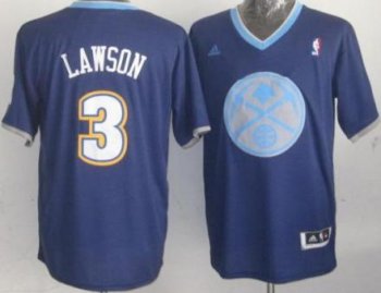 Denver Nuggets 3 Ty Lawson Blue Revolution 30 Swingman NBA Jersey 2013 Christmas Style Cheap