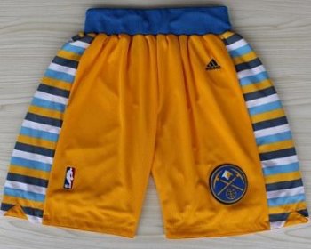 Denver Nuggets Yellow Revolution 30 Swingman NBA Shorts Cheap