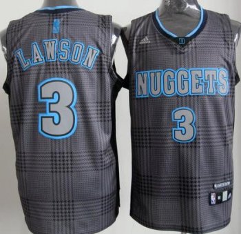 Denver Nuggets 3 Ty Lawson Grey Rhythm Fashion Swingman Jersey Cheap