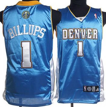 Denver Nuggets 1 Billups Baby Blue Jersey Cheap