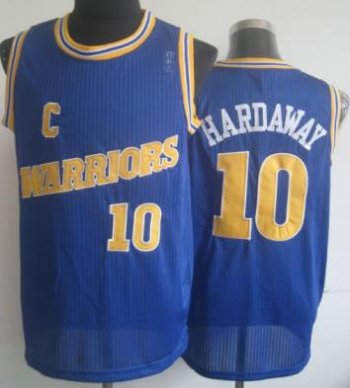 Golden State Warriors 10 Tim Hardaway Blue Hardwood Classics Revolution 30 NBA Jerseys Cheap