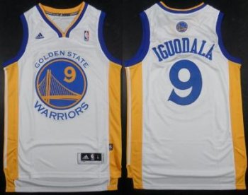 Golden State Warriors 9 Andre Iguodala White Revolution 30 Swingman NBA Jerseys Cheap