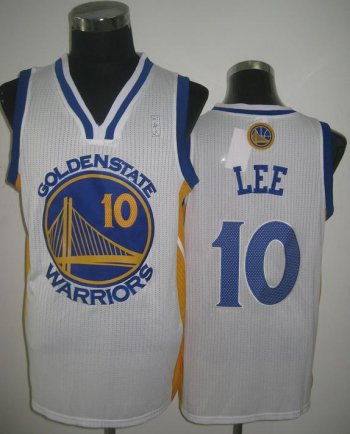 Golden State Warriors 10 David Lee White Revolution 30 NBA Jerseys Cheap