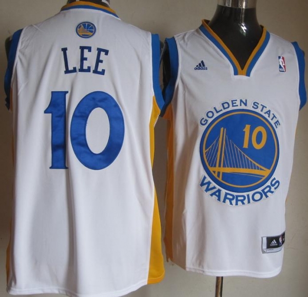 Golden State Warriors 10 David Lee White Revolution 30 Swingman NBA Jersey Cheap