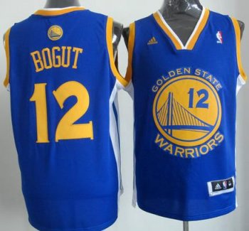 Golden State Warriors 12 Andrew Bogut Blue Revolution 30 Swingman NBA Jerseys Cheap