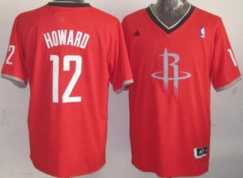 Houston Rockets 12 Dwight Howard Red Revolution 30 Swingman NBA Jersey 2013 Christmas Style Cheap