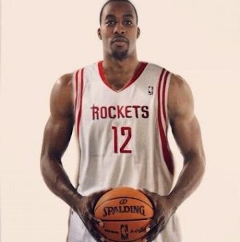 Houston Rockets 12# Dwight Howard White NBA Jerseys Cheap