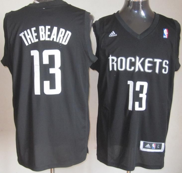 Houston Rockets 13 James Harden The Beard Fashion Swingman Black NBA Jerseys Cheap