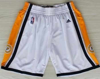 Indiana Pacers White Revolution 30 Swingman NBA Shorts Cheap