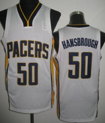 Indiana Pacers 50 Tyler Hansbrough White Revolution 30 NBA Jerseys Cheap