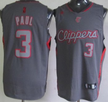 Los Angeles Clippers 3 Chris Paul Grey Revolution 30 Swingman NBA Jerseys Cheap