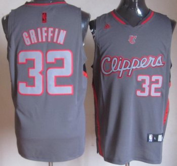 Los Angeles Clippers 32 Blake Griffin Grey Revolution 30 Swingman NBA Jerseys Cheap