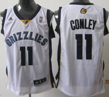 Memphis Grizzlies 11 Michael Conley White Swingman Jersey Cheap