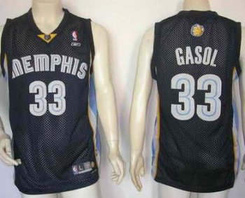 Memphis Grizzlies 33 Gasol Blue Jersey Cheap