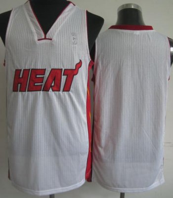 Miami Heat Blank White Revolution 30 NBA Jerseys Cheap