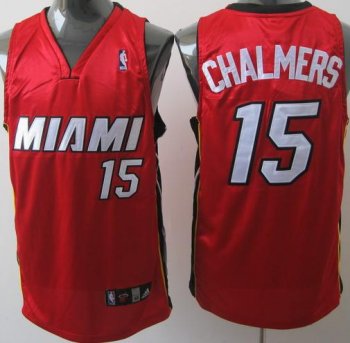 Miami Heat 15 Mario Chalmers Red Jerseys Cheap