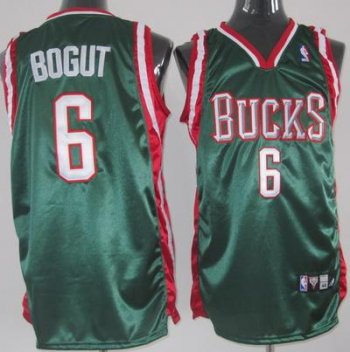 Milwaukee Bucks 6 Bogut Green Jersey Cheap