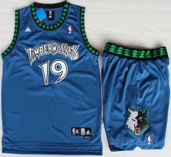 Minnesota Timberwolves 19 Sam Cassell Blue Swingman NBA Jerseys Short Suits Cheap