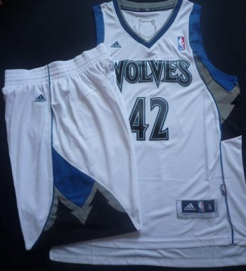 Minnesota Timberwolves 42 Kevin Love White Revolution 30 Swingman NBA Suits Cheap