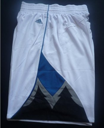 Minnesota Timberwolves White Revolution 30 Swingman NBA Shorts Cheap