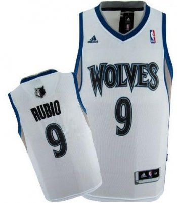 Minnesota Timberwolves 9 Rubio White Revolution 30 Swingman Jerseys Cheap