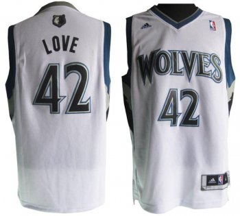 Revolution 30 Minnesota Timberwolves 42 Kevin Love White 30 Swingman Jersey Cheap