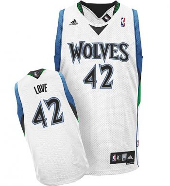 Minnesota Timberwolves 42 Kevin Love White Jersey Cheap