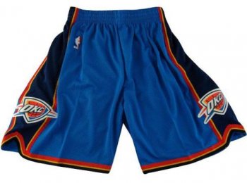 Oklahoma City Thunder Blue Mesh Swingman NBA Shorts Cheap