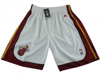 Miami Heat White Mesh Swingman NBA Shorts Cheap