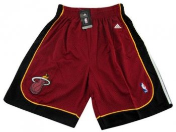 Miami Heat Red Mesh Swingman NBA Shorts Cheap