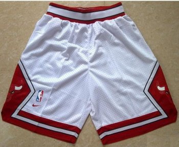 Chicago Bulls White Shorts Cheap