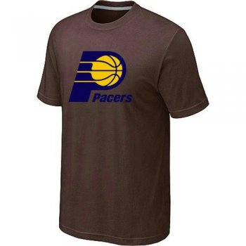 NBA Indiana Pacers Big & Tall Primary Logo Brown T-Shirt Cheap