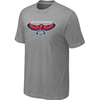 NBA Atlanta Hawks Big & Tall Primary Logo L.Grey T-Shirt Cheap