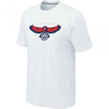 NBA Atlanta Hawks Big & Tall Primary Logo White T-Shirt Cheap