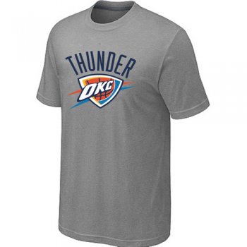 Oklahoma City Thunder Big & Tall Primary Logo L.Grey T-Shirt Cheap