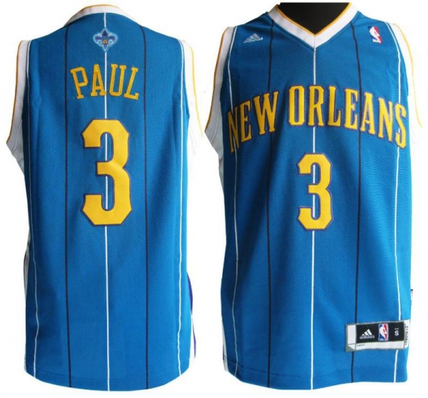 Revolution 30 New Orleans Hornets 3 Chris Paul Blue Swingman Jersey Cheap