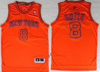 New York Knicks 8 JR Smith Orange Revolution 30 Swingman NBA Jerseys Christmas Style Cheap