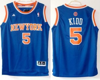 New York Knicks 5 Jason Kidd Blue Revolution 30 Swingman NBA Jersey New Style Cheap