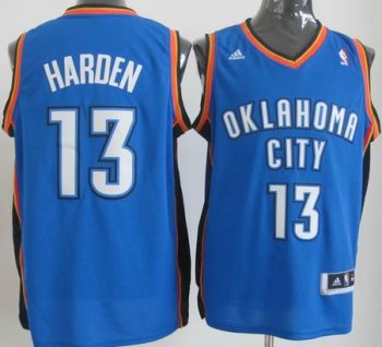 Revolution 30 Swingman Oklahoma City Thunder #13 James Harden Blue Swingman Jersey Cheap