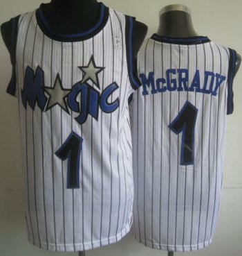 Orlando Magic 1 Tracy Mcgrady White Revolution 30 NBA Jerseys Cheap