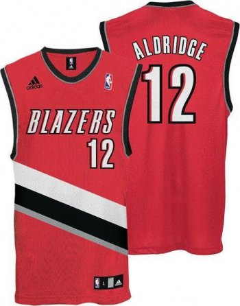 Portland Trail Blazers 12 Aldridge Red Jersey Cheap