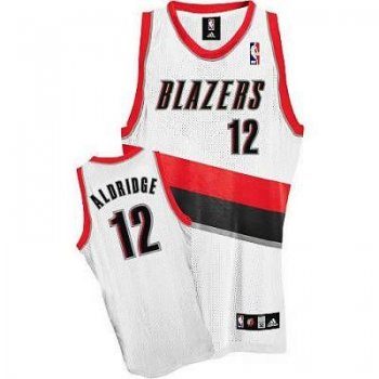 Portland Trail Blazers 12 Aldridge White Jersey Cheap