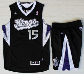 Sacramento Kings 15 DeMarcus Cousins Black Revolution 30 Swingman NBA Suits Cheap